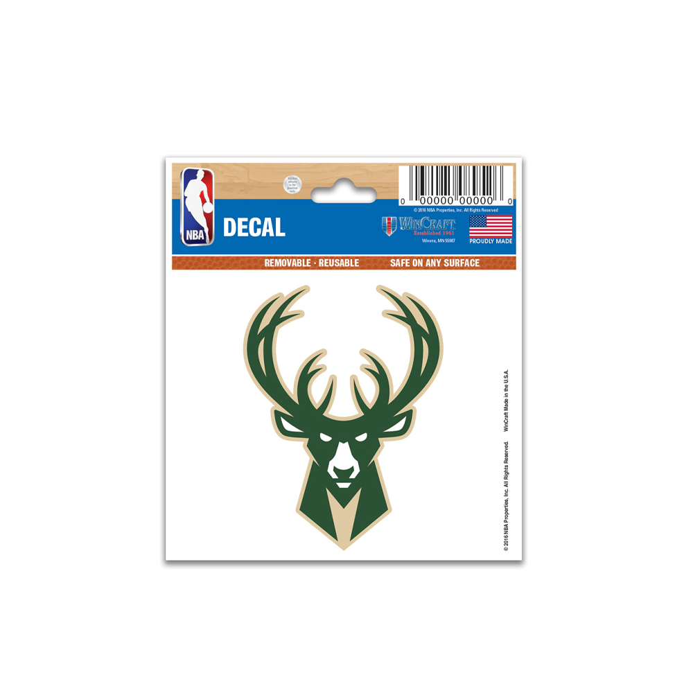 Milwaukee Bucks Multi Use Decal - 3 Fan Pack