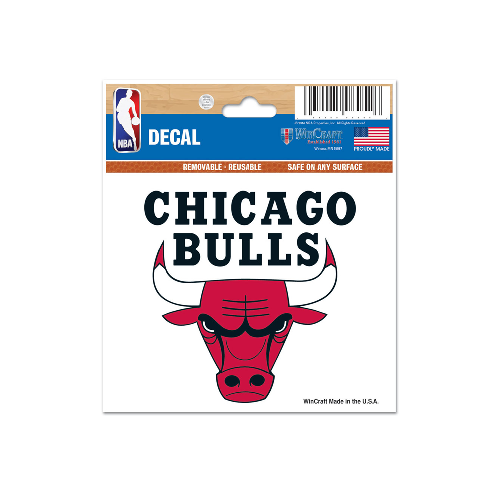 Chicago Bulls Multi Use Decal - 3 Fan Pack