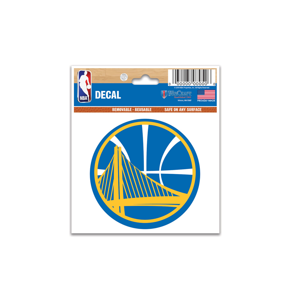 Golden State Warriors Multi Use Decal - 3 Fan Pack