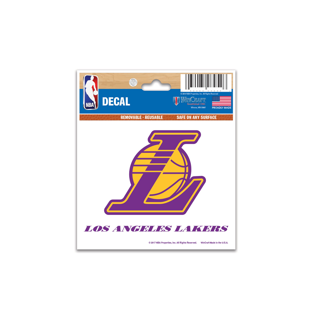 LA Lakers Multi Use Decal - 3 Fan Pack