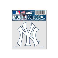 NY Yankees Multi Use Decal - 3 Fan Pack