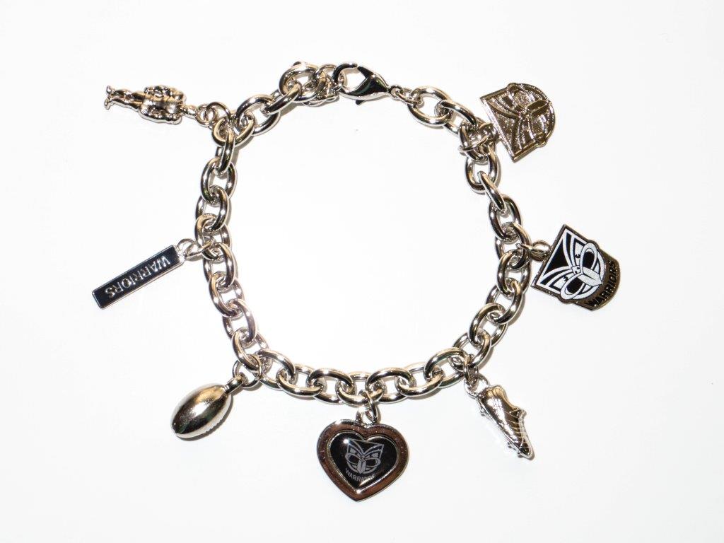 New Zealand Warriors NRL Charm Bracelet