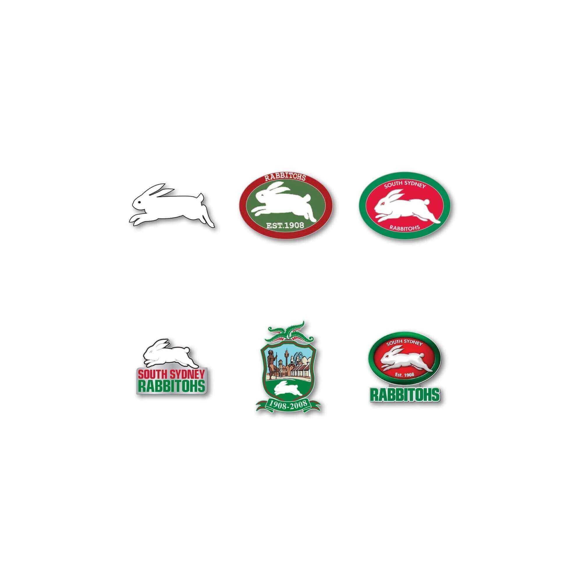 SOUTH SYDNEY RABBITOHS NRL PINSET_SOUTH SYDNEY RABBITOHS_STUBBY CLUB