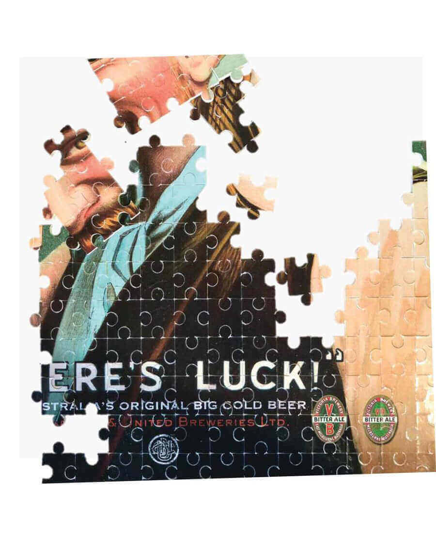 HERE'S LUCK JIGSAW PUZZLE - VICTORIA BITTER_TEAM_STUBBY CLUB