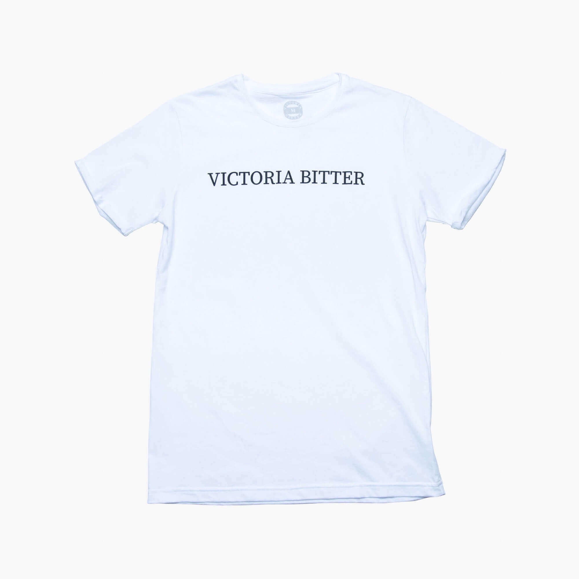VIC TEE WHITE- VICOTIA BITTER_TEAM_STUBBY CLUB