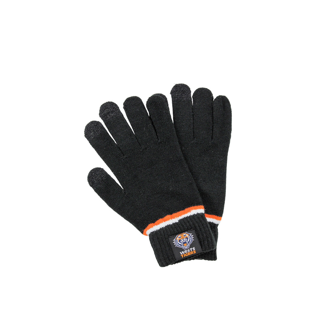 WESTS TIGERS NRL TOUCHSCREEN GLOVES_WESTS TIGERS_STUBBY CLUB