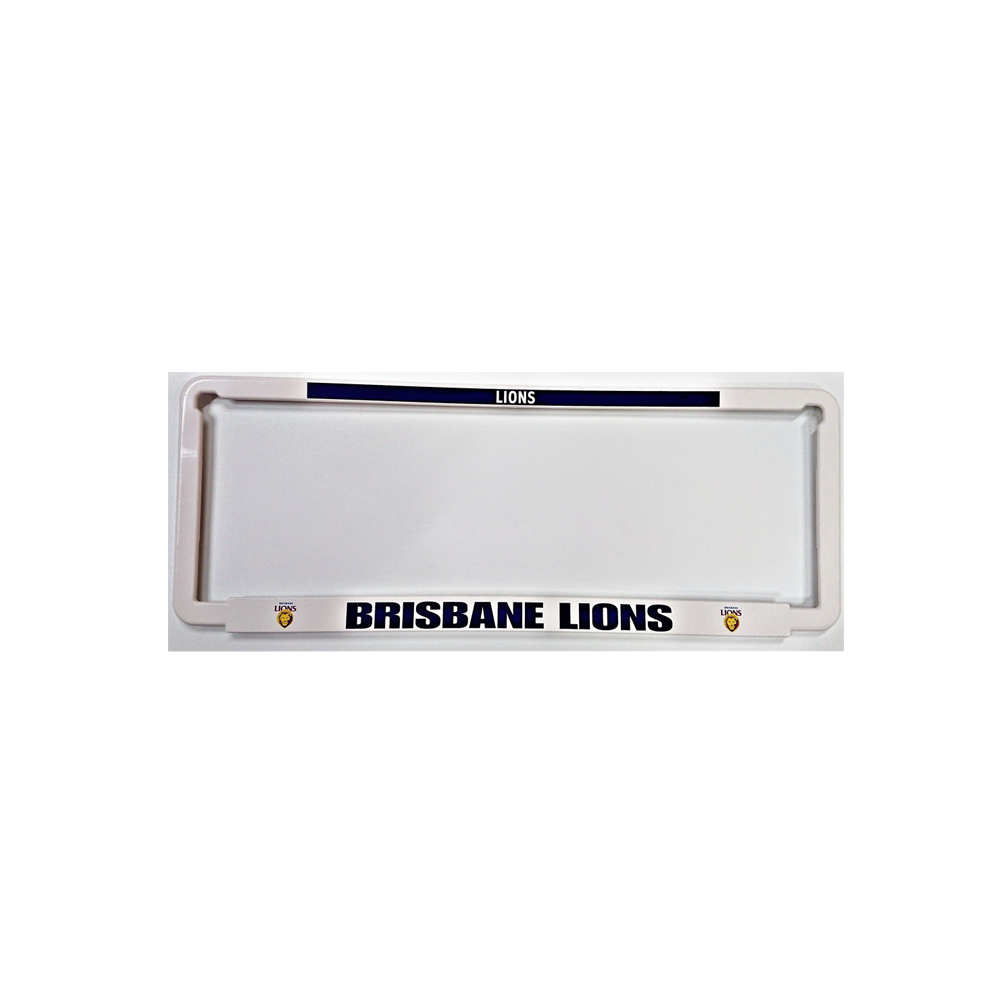 Brisbane Lions AFL Number Plate Cover