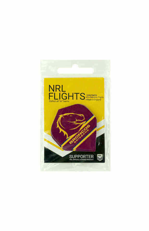 BRISBANE BRONCOS NRL FLIGHTS_BRISBANE BRONCOS_ STUBBY CLUB