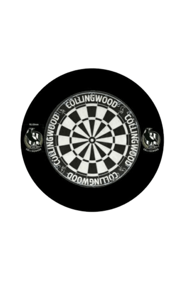 COLLINGWOOD MAGPIES AFL DARTBOARD SURROUND COMBO_COLLINGWOOD MAGPIES_STUBBY CLUB