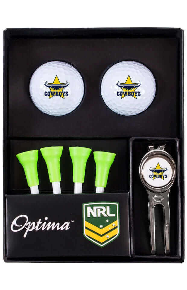 NORTH QUEENSLAND COWBOYS NRL GOLF TEE UP GIFT PACK_NORTH QUEENSLAND COWBOYS_STUBBY CLUB
