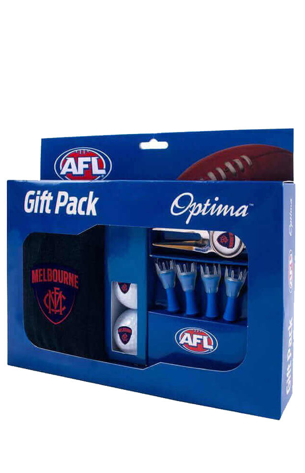 AFL GOLF GIFT PACK_MELBOURNE DEMONS_STUBBY CLUB