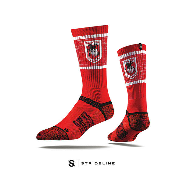 St George Illawarra Dragons NRL Strideline Premium Crew Sock