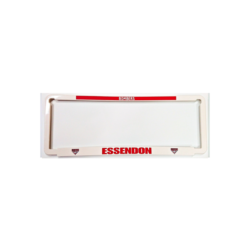 Essendon Bombers AFL Number Plate Cover