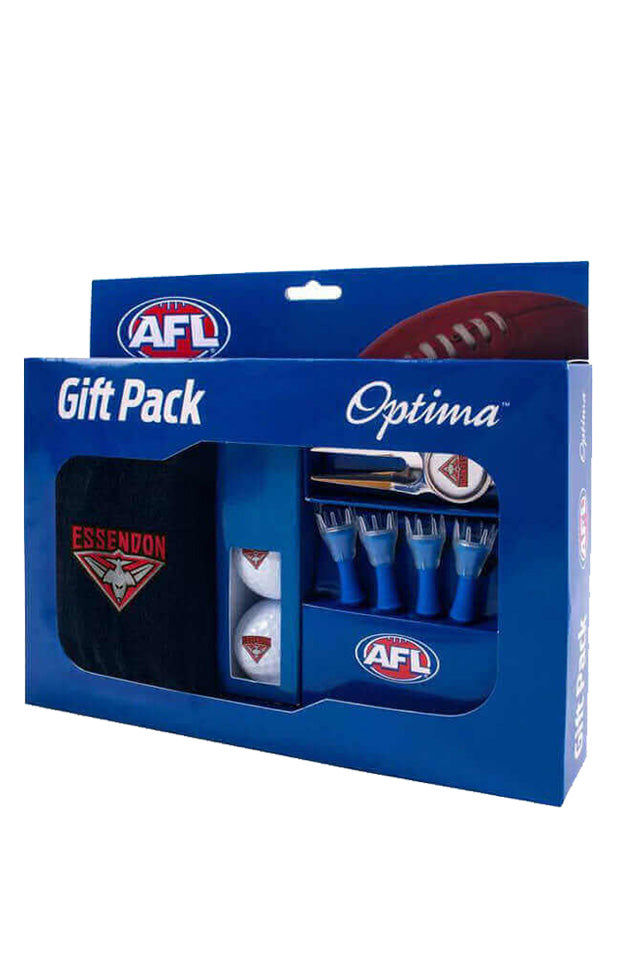 AFL GOLF GIFT PACK_ESSENDON BOMBERS_STUBBY CLUB