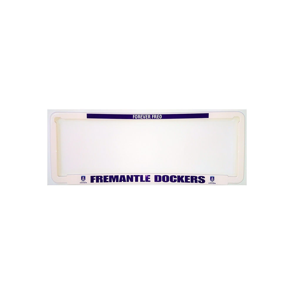 Fremantle Dockers AFL Number Plate Cover