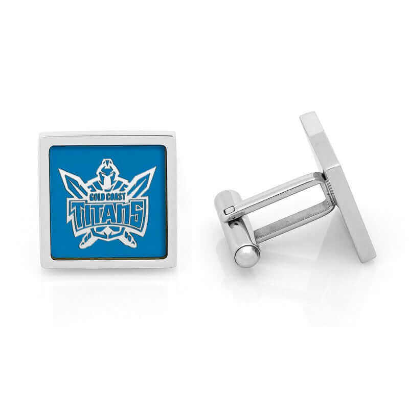 GOLD COAST TITANS NRL TIE & CUFFLINKS SET_GOLD COAST TITANS_STUBBY CLUB