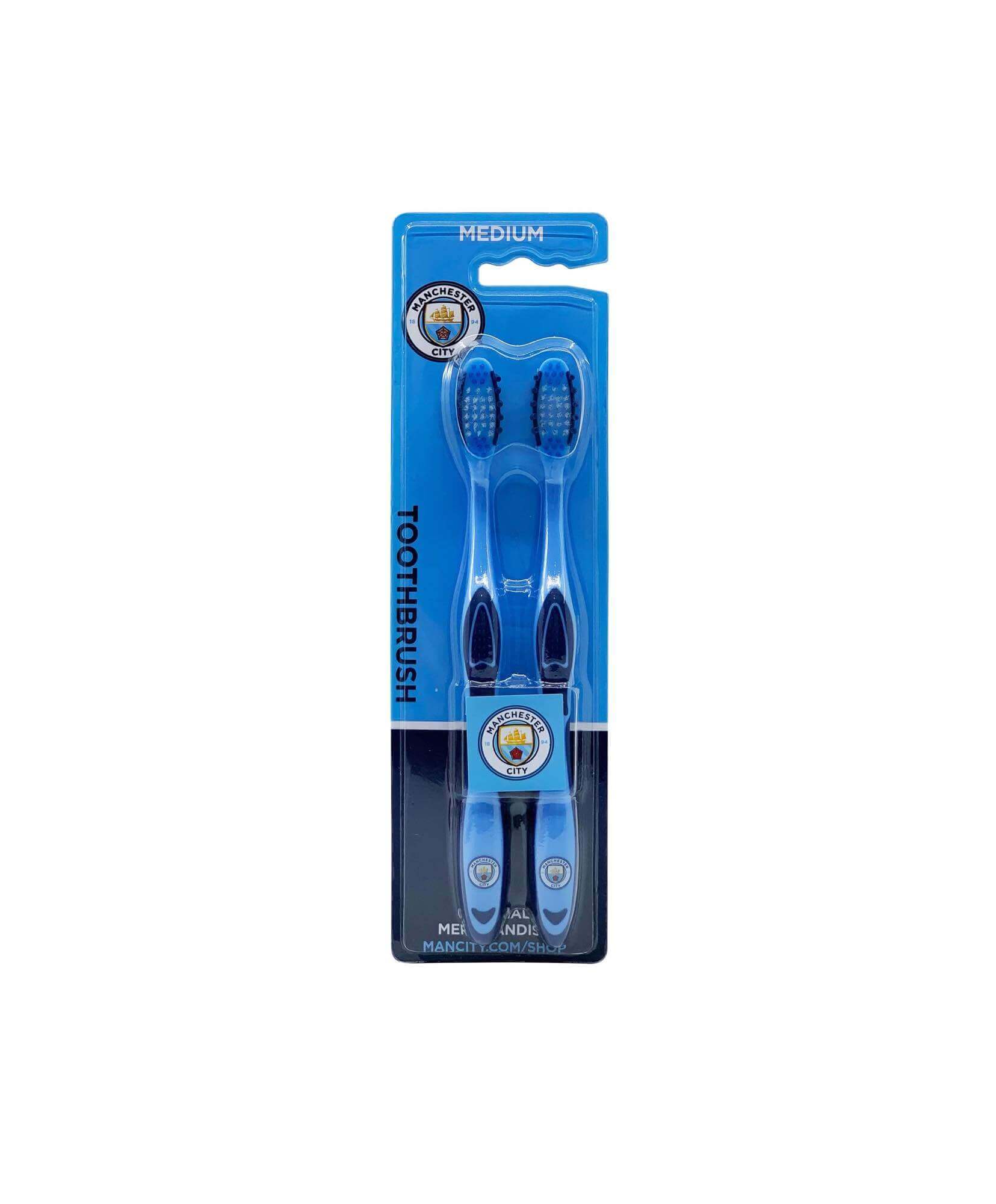MANCHESTER CITY TOOTHBRUSH 2 PACK_MANCHESTER CITY_STUBBY CLUB