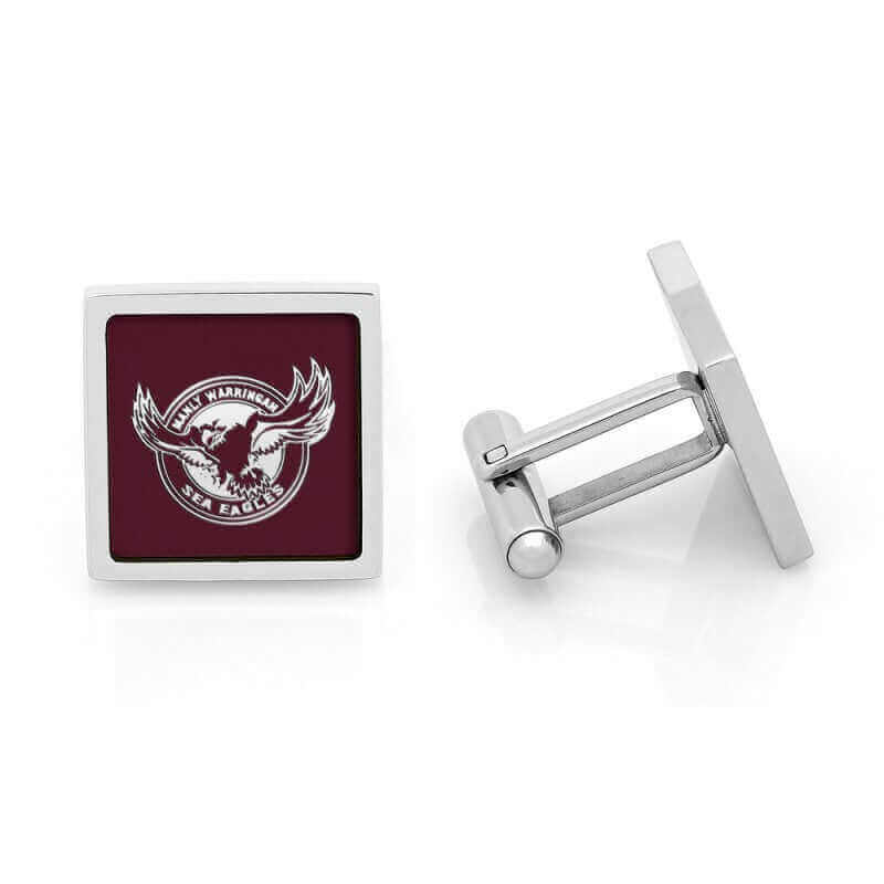 Manly Sea Eagles NRL Tie And Cufflinks Set