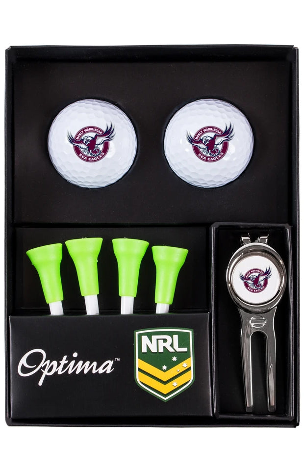MANLY SEA EAGLES NRL GOLF TEE UP GIFT PACK_MANLY SEA EAGLES_STUBBY CLUB