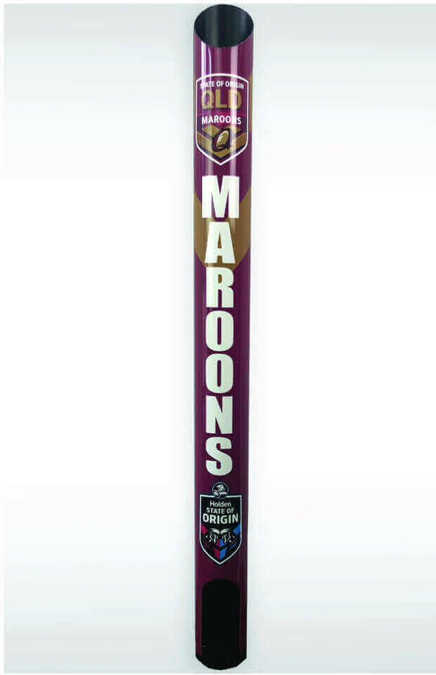 NRL STUBBY HOLDER DISPENSERS - CLICK FOR ALL 16 TEAMS_STATE OF ORIGIN QLD MAROONS_STUBBY CLUB