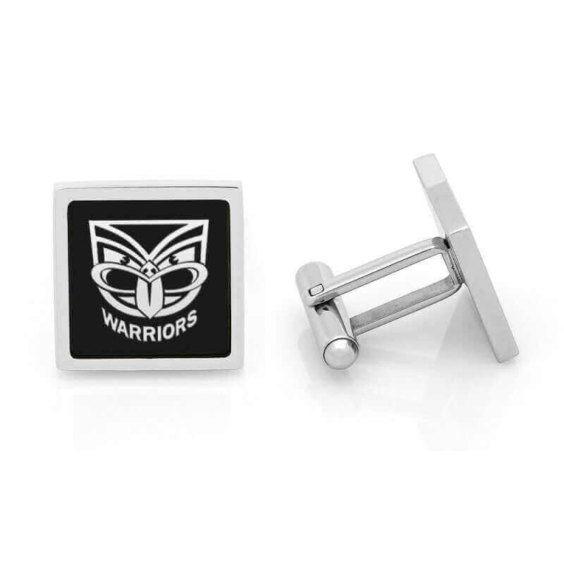 New Zealand Warriors NRL Tie And Cufflinks Set