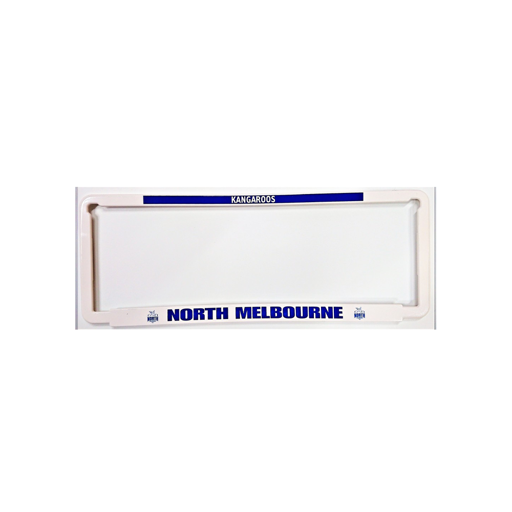 North Melbourne Kangaroos AFL Number Plate Cover