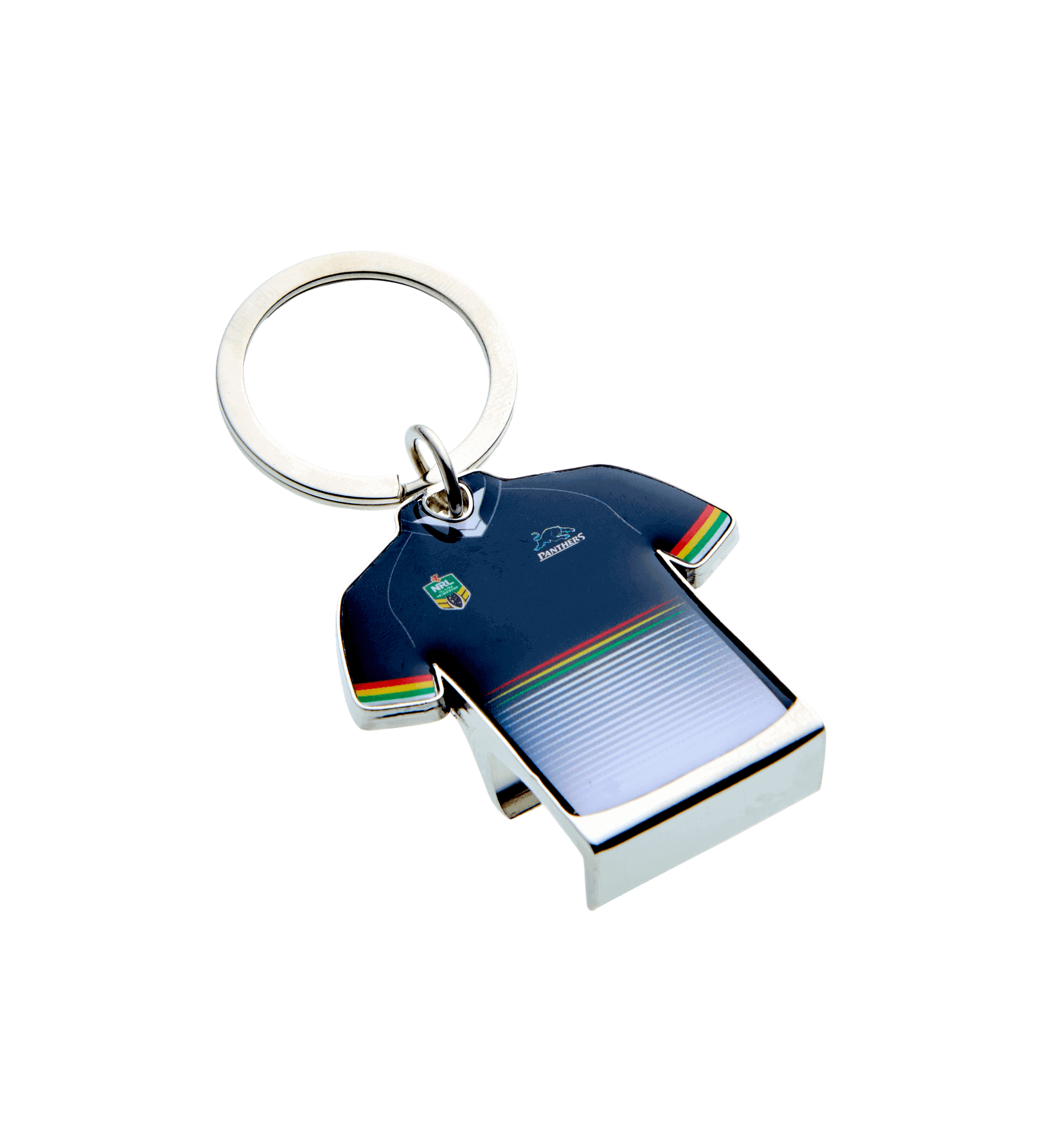 PENRITH PANTHERS NRL TEAM GUERNSEY BOTTLE OPENER KEYRING_PENRITH PANTHERS_STUBBY CLUB