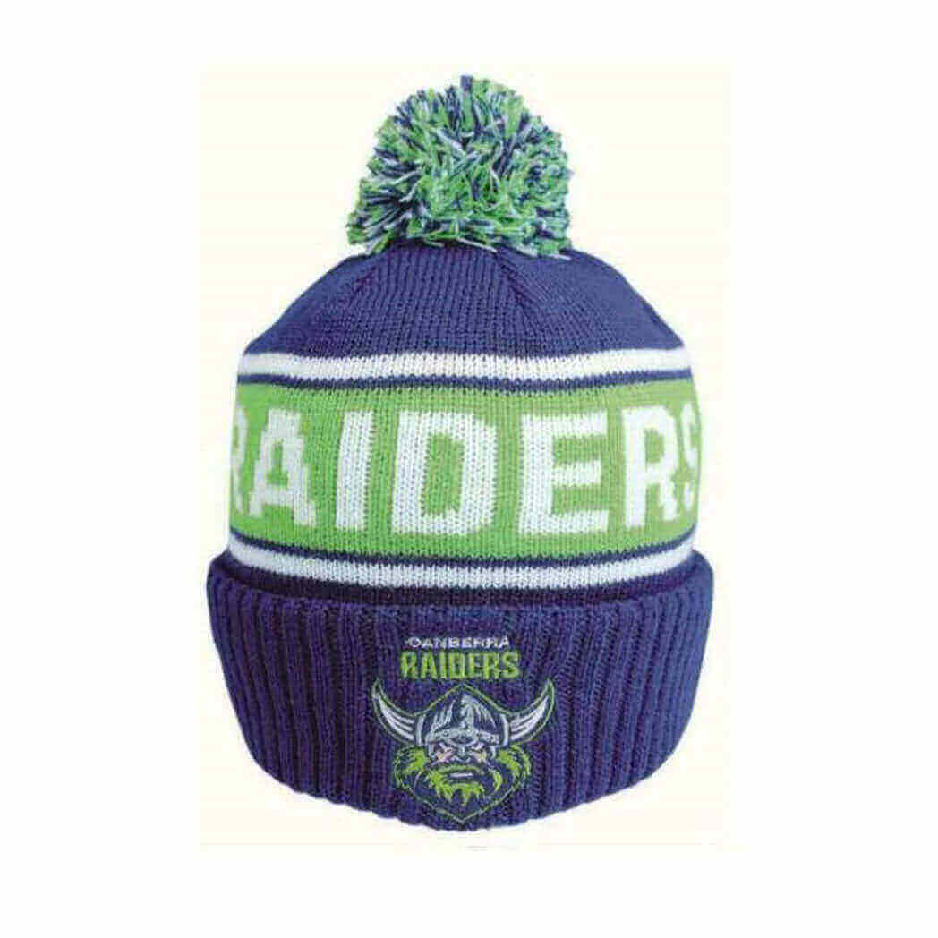 NRL STRIKER BEANIE_CANBERRA RAIDERS_STUBBY CLUB