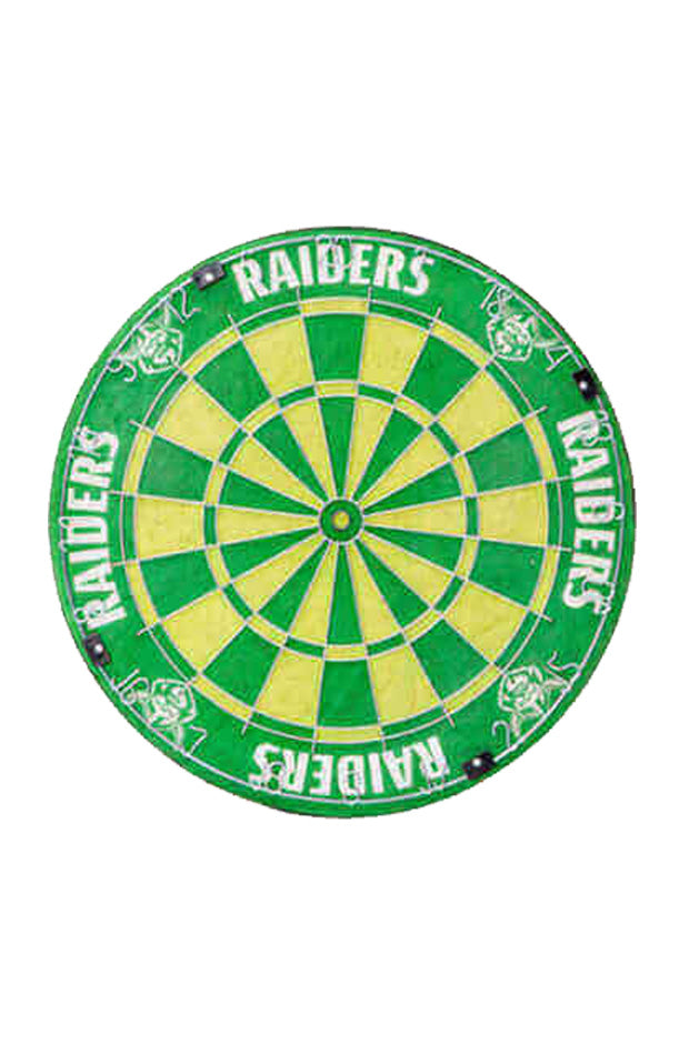 CANBERRA RAIDERS NRL DARTBOARD_CANBERRA RAIDERS_STUBBY CLUB