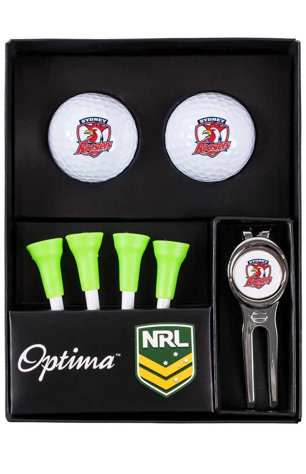 Sydney Roosters NRL Golf Tee Up Gift Pack