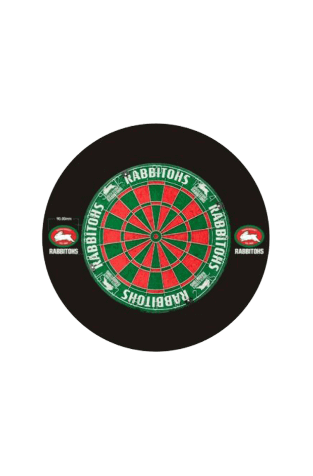 NRL DARTBOARD SURROUND COMBO_SOUTH SYDNEY RABBITOHS_STUBBY CLUB