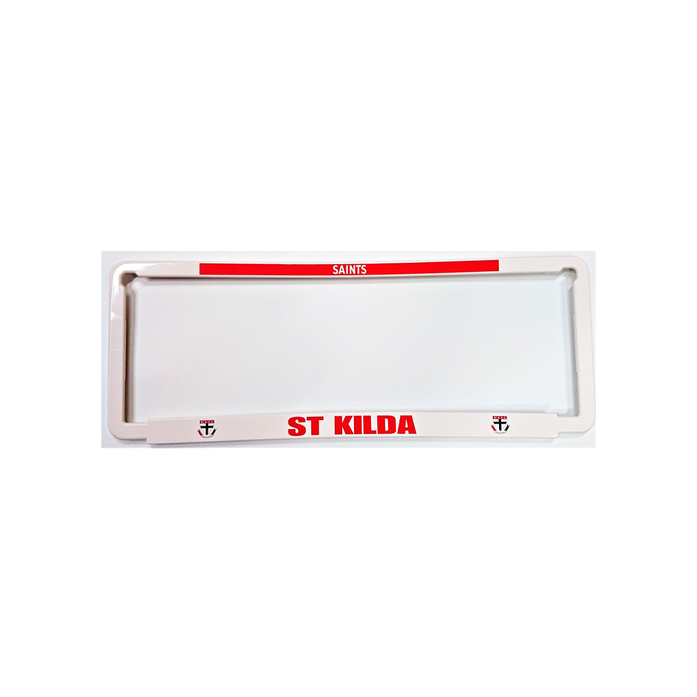 St Kilda Saints AFL Number Plate Cover
