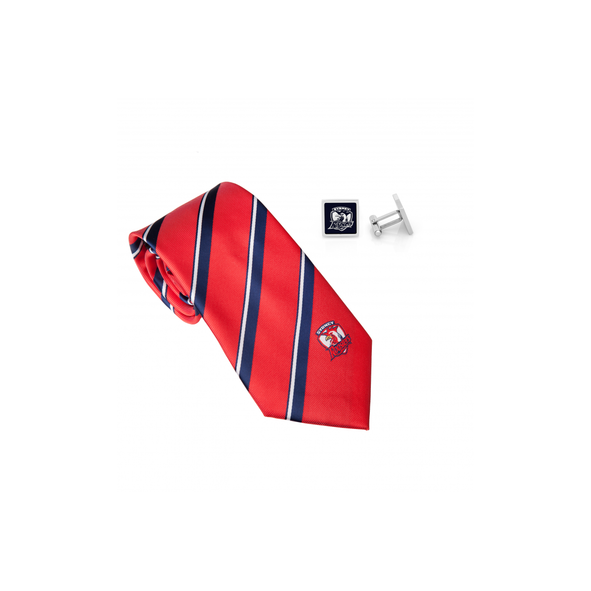 Sydney Roosters NRL Tie And Cufflinks Set