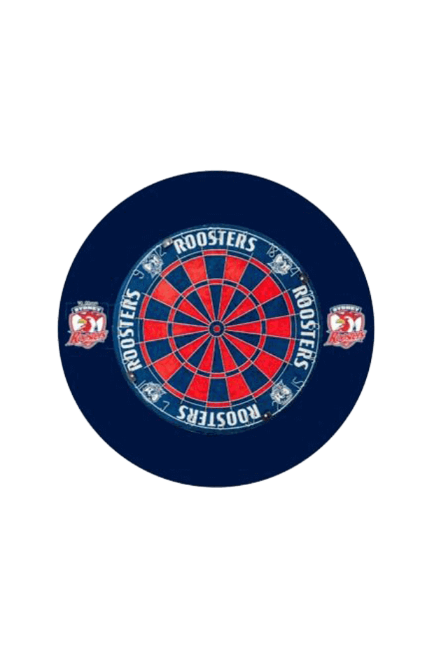 NRL DARTBOARD SURROUND COMBO_SYDNEY ROOSTERS_STUBBY CLUB