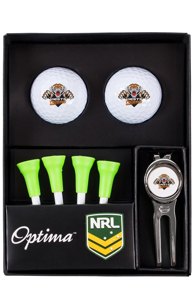 WESTS TIGERS NRL GOLF TEE UP  GIFT PACK_WESTS TIGERS_STUBBY CLUB