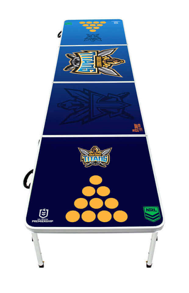 NRL BEER PONG TABLE_GOLD COAST TITANS_STUBBY CLUB
