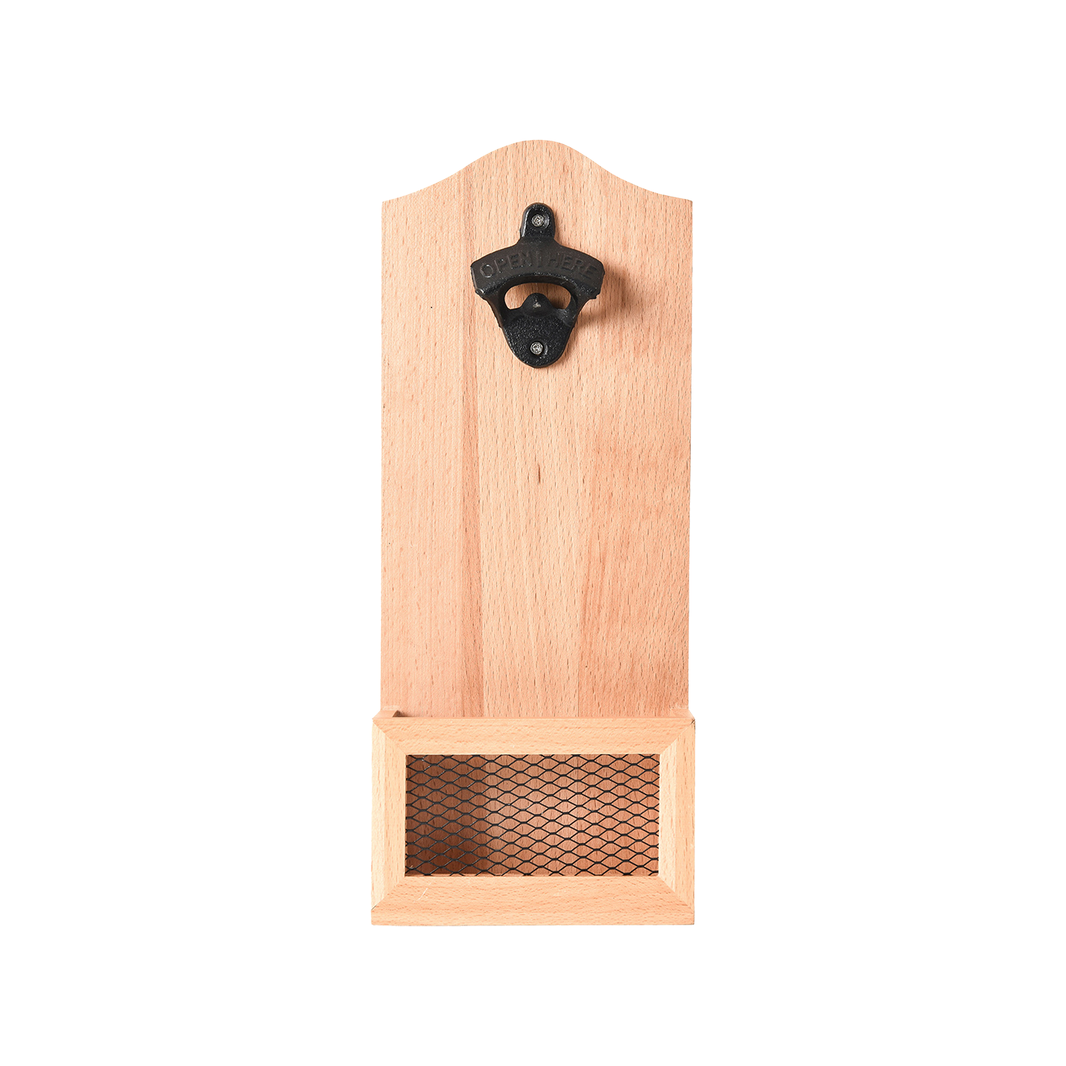 Personalised Wooden Wall Mounted Bottle Opener
