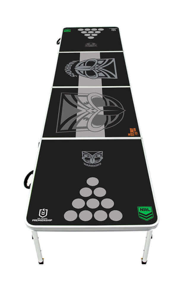 NRL BEER PONG TABLE_NEW ZEALAND WARRIORS_STUBBY CLUB